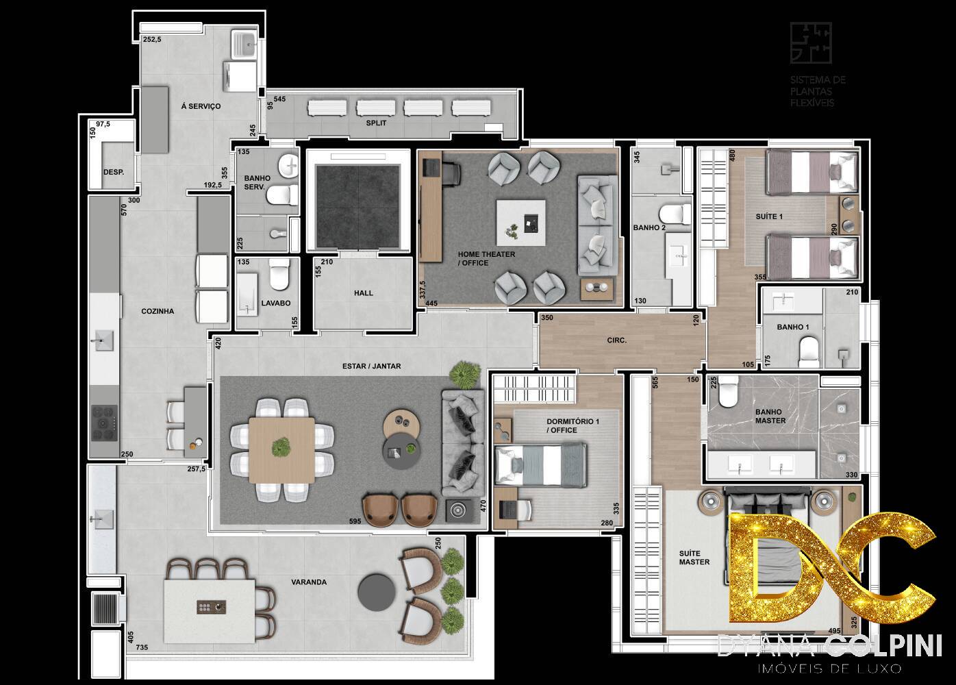 Apartamento à venda com 4 quartos, 193m² - Foto 10