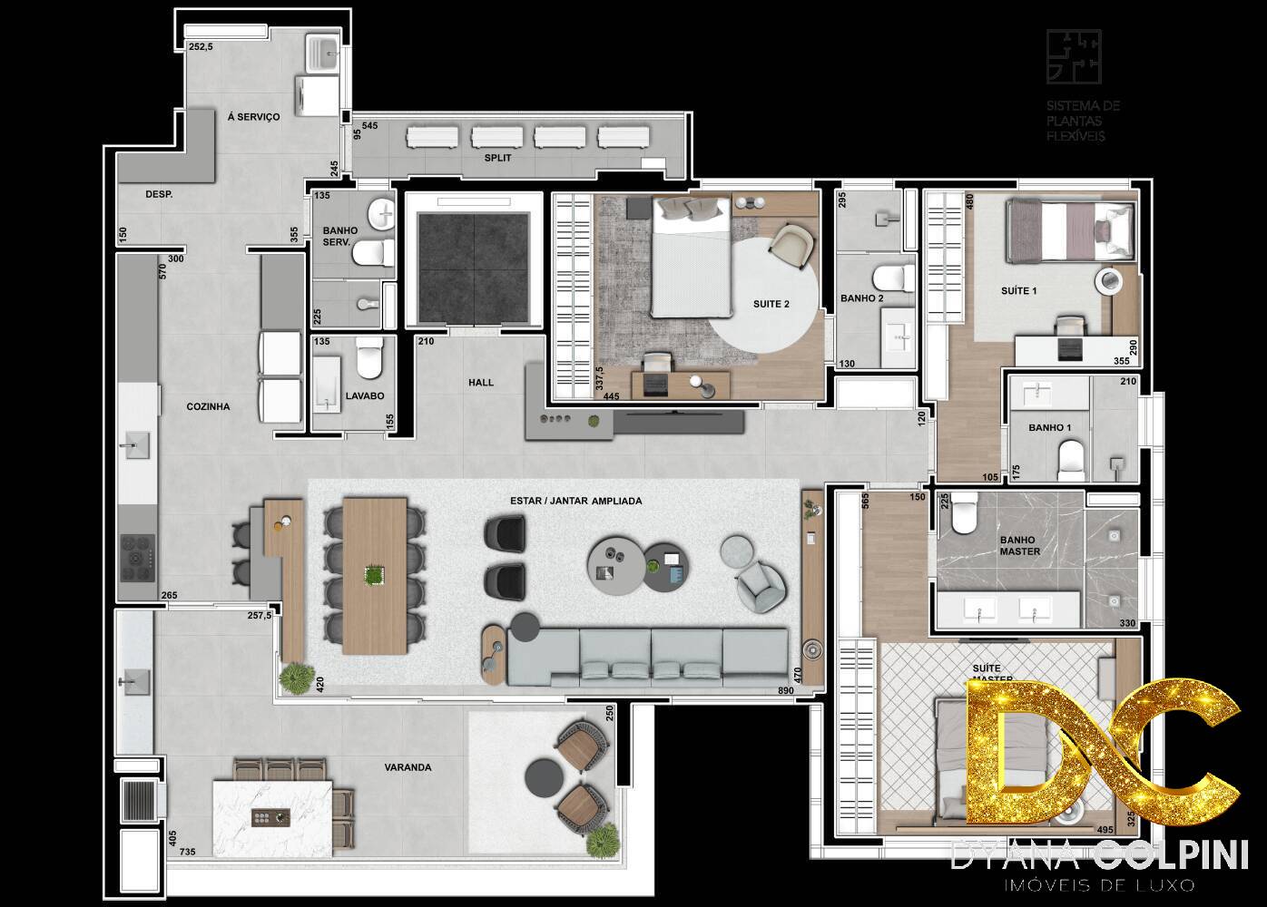 Apartamento à venda com 4 quartos, 193m² - Foto 11